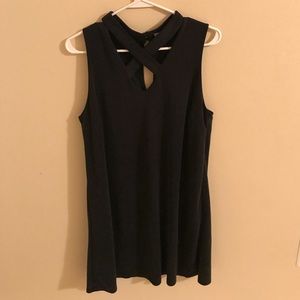 Gray Criss Cross Dress